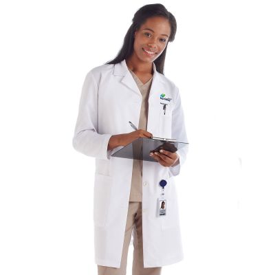 Women's Three-Pocket 37" Full-Length Lab Coat