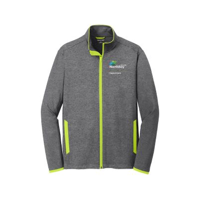 Sport-Wick Stretch Contrast Full-Zip Jacket
