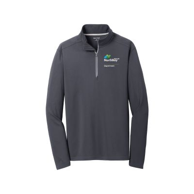 Sport-Wick Textured ¼ Zip Pullover